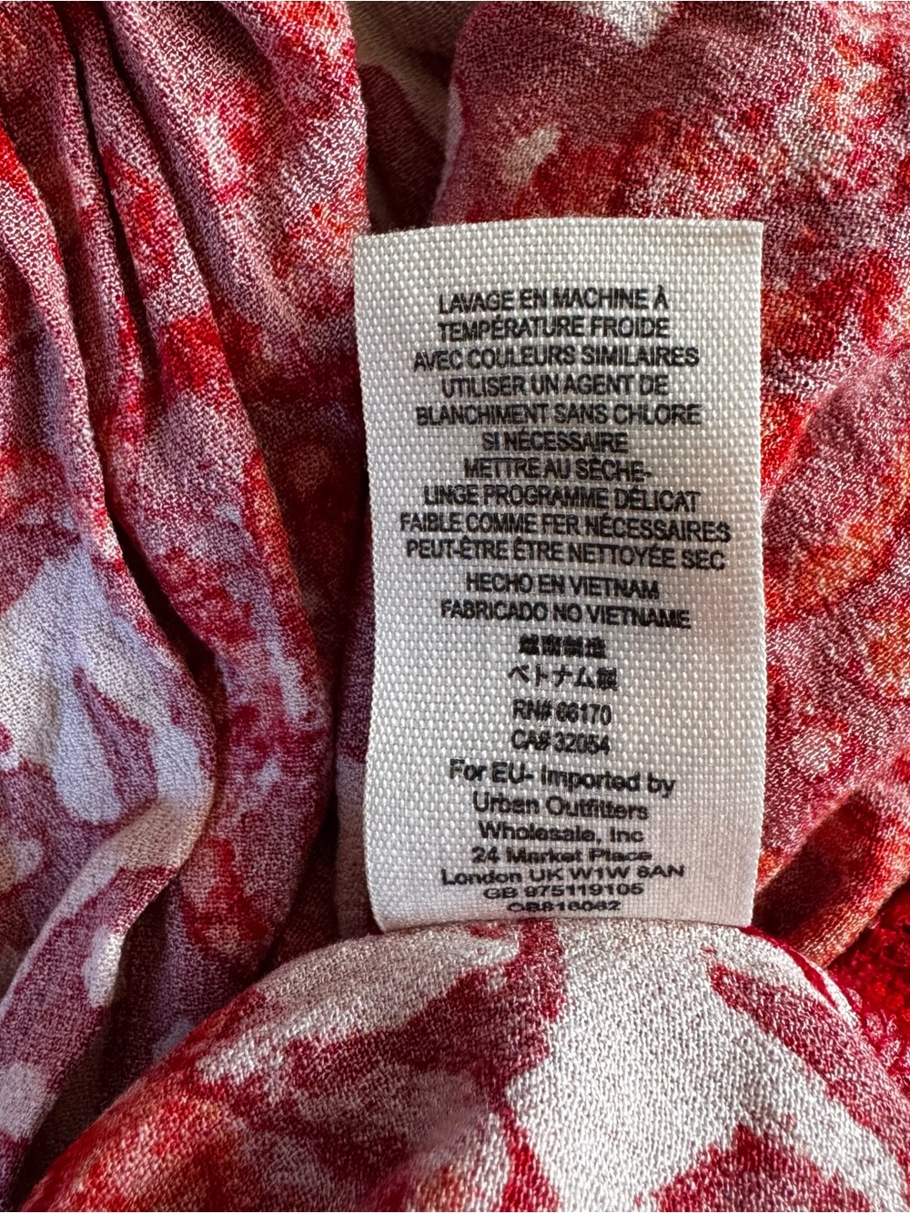 Free People Red Printed Halter Backless Mini Dress - Picture 10 of 11